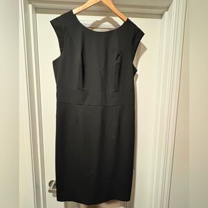 The Limited Classic Black Midi Sheath Dress